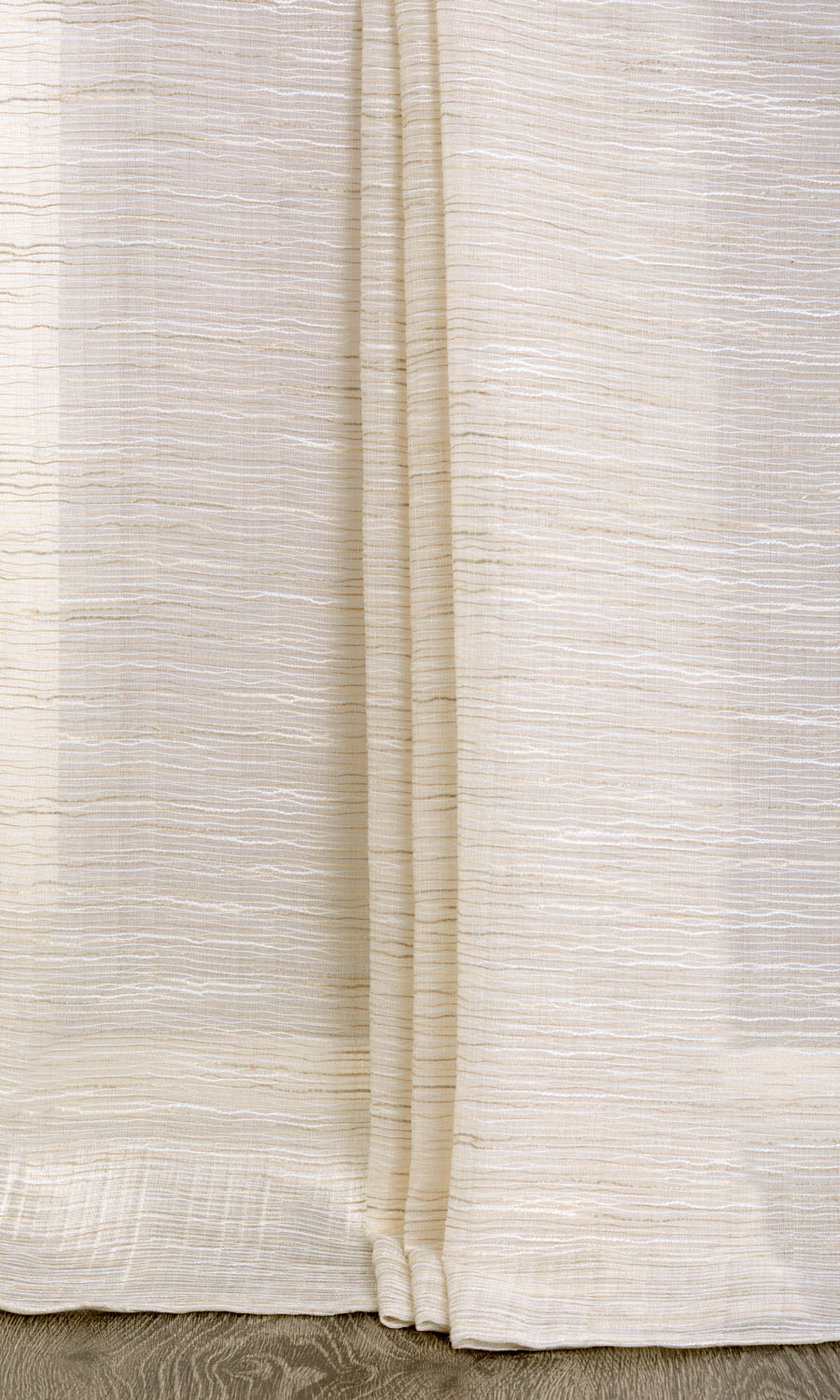 Sheer  Window Treatments Fabric By the Metre (Warm Ivory)