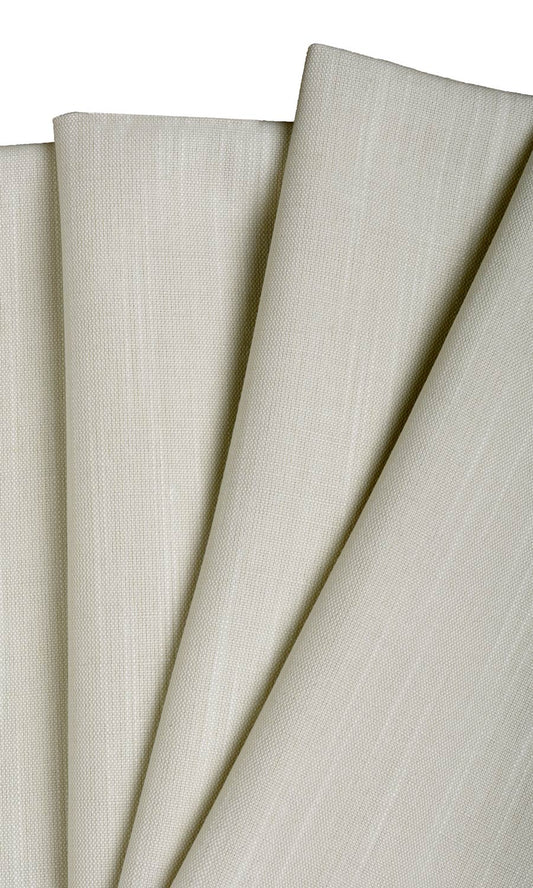 Plain Linen Texture Curtains (Pale Grey)