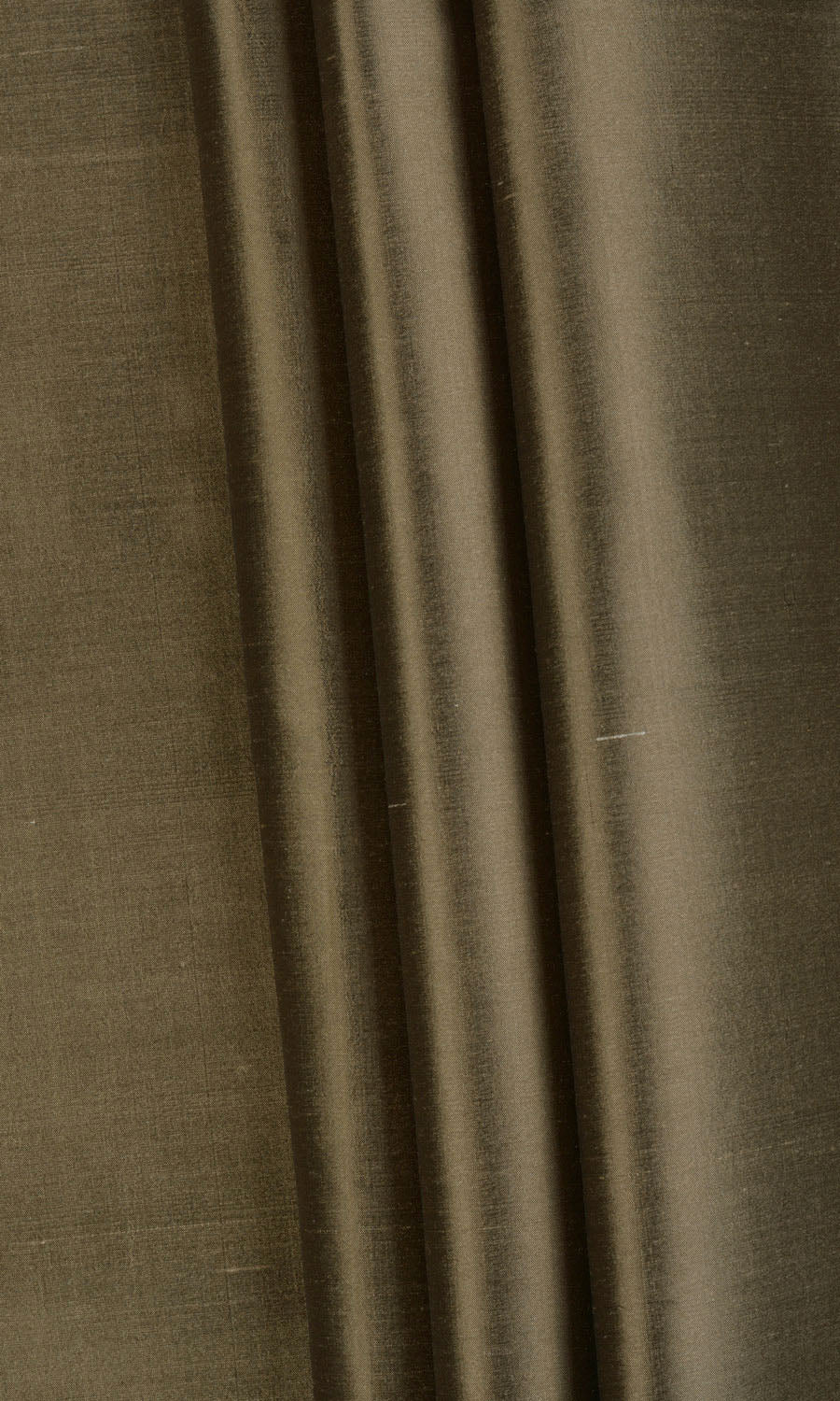Shantung Silk Fabric By the Metre for Curtains & Drapes (Cedar Brown)