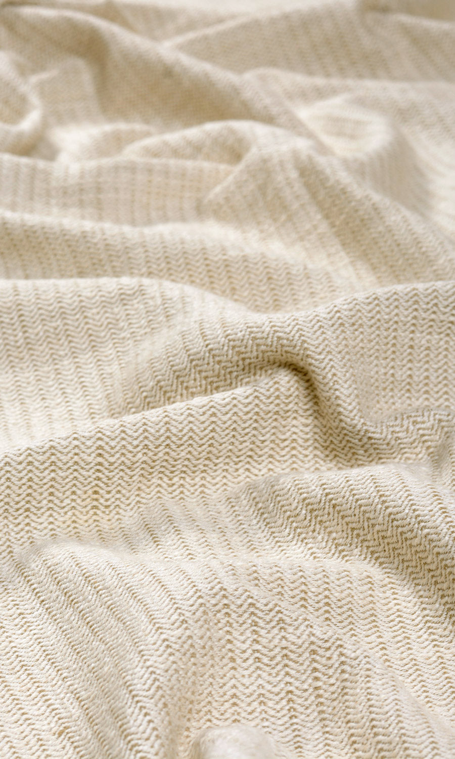 Textured Fabric Sample for Curtains & Drapes (Sepia Beige/ Off White)