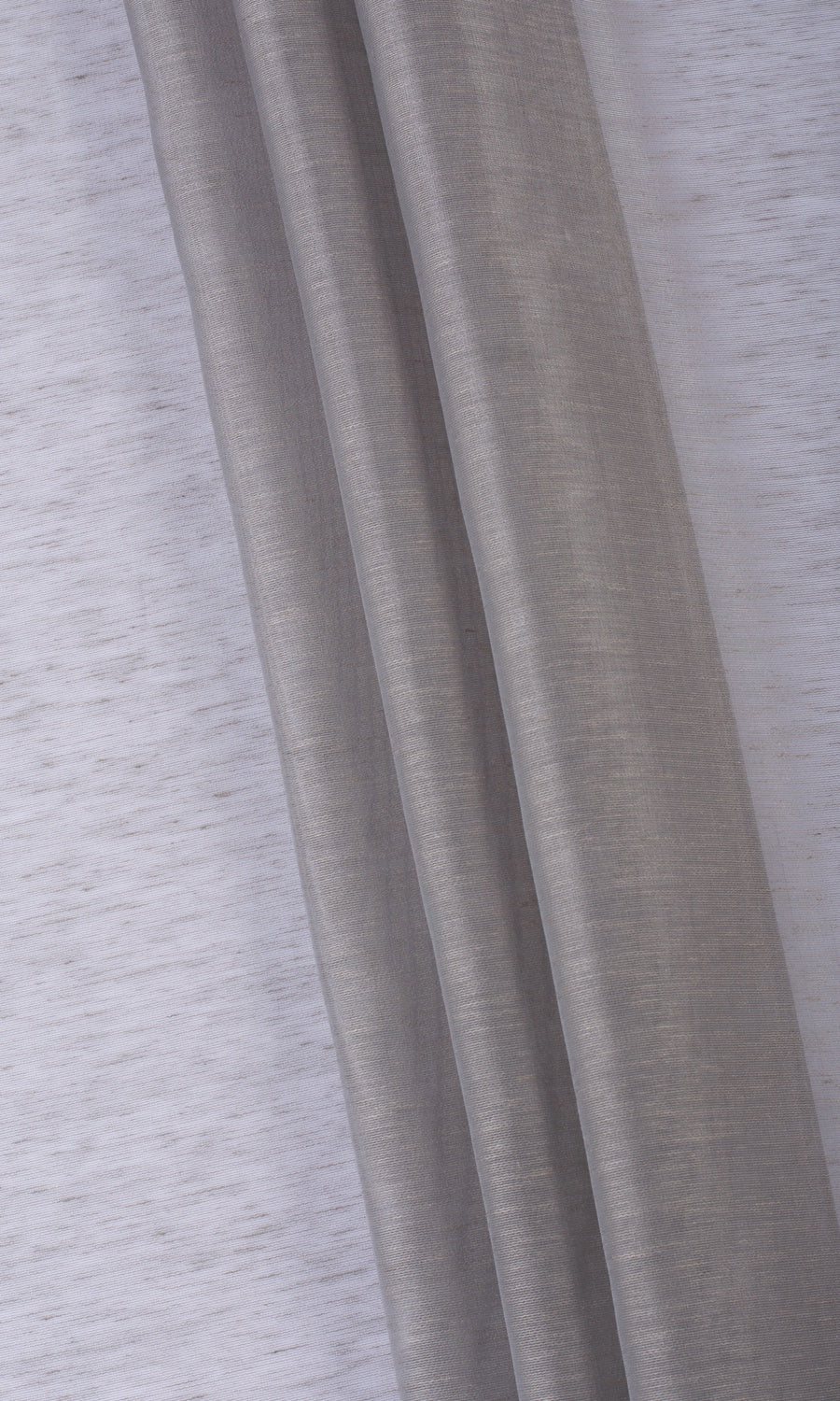Plain Sheer Window Treatments Fabric By the Metre (Coffee Brown)