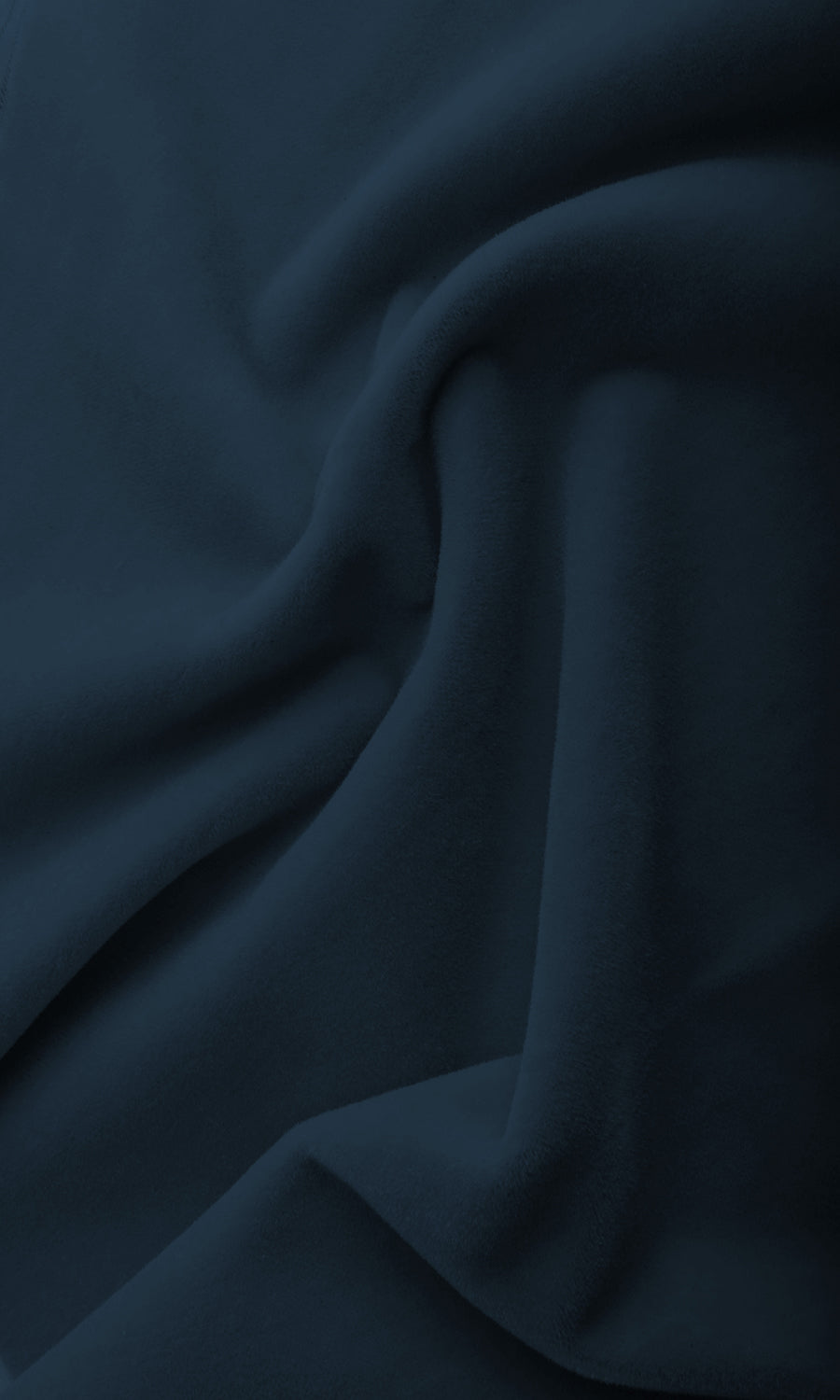 Velvet Home Textile Fabric Material Sample (Navy Blue)