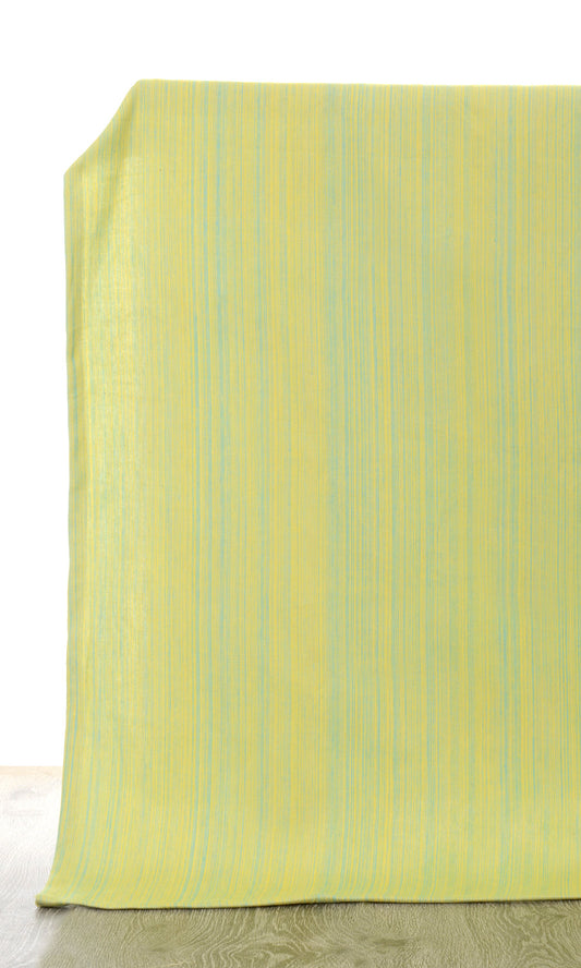 Cotton Home Décor Fabric By the Metre (Yellow/ Light Green)