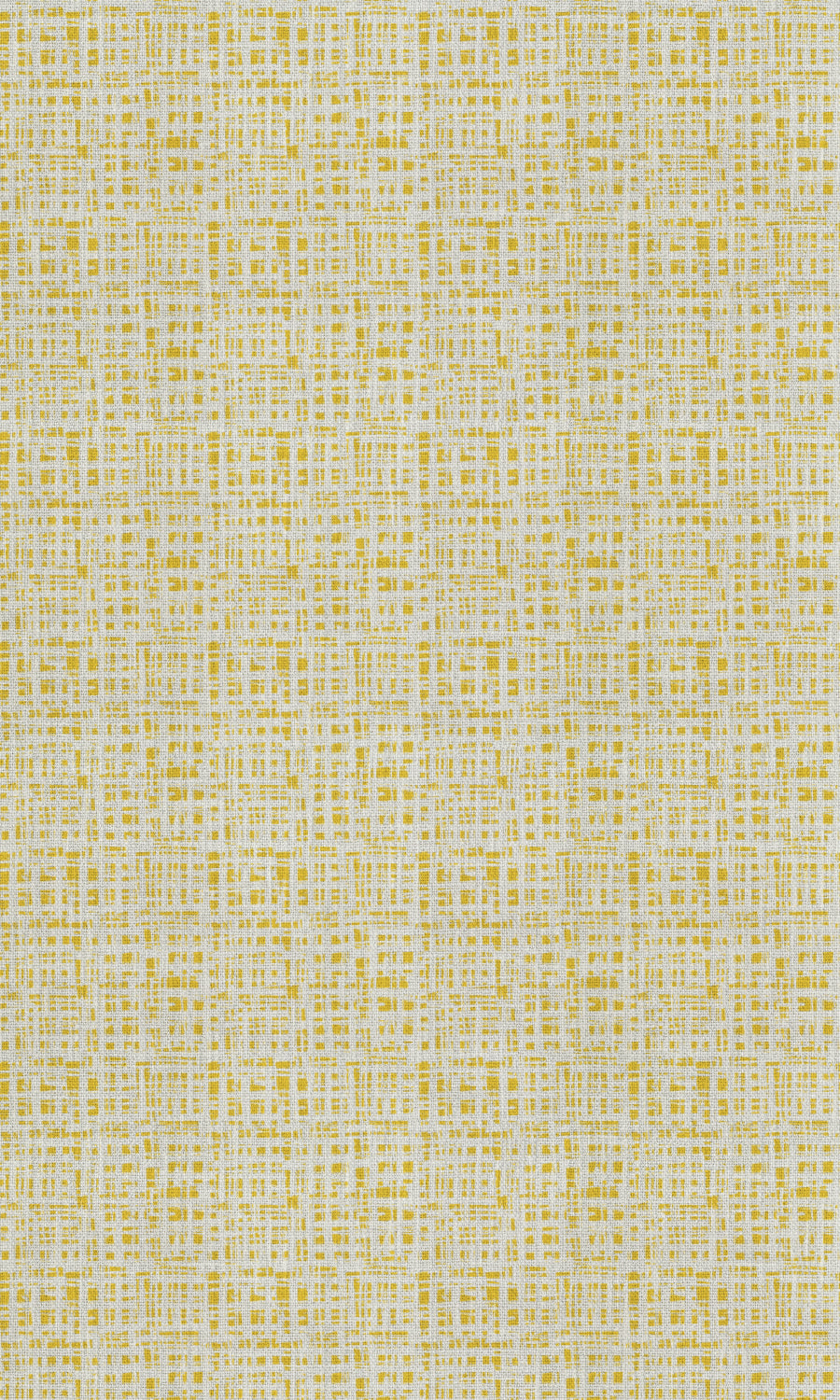 Abstract Print Free Fabric Material Sample (Eggshell White/ Yellow)