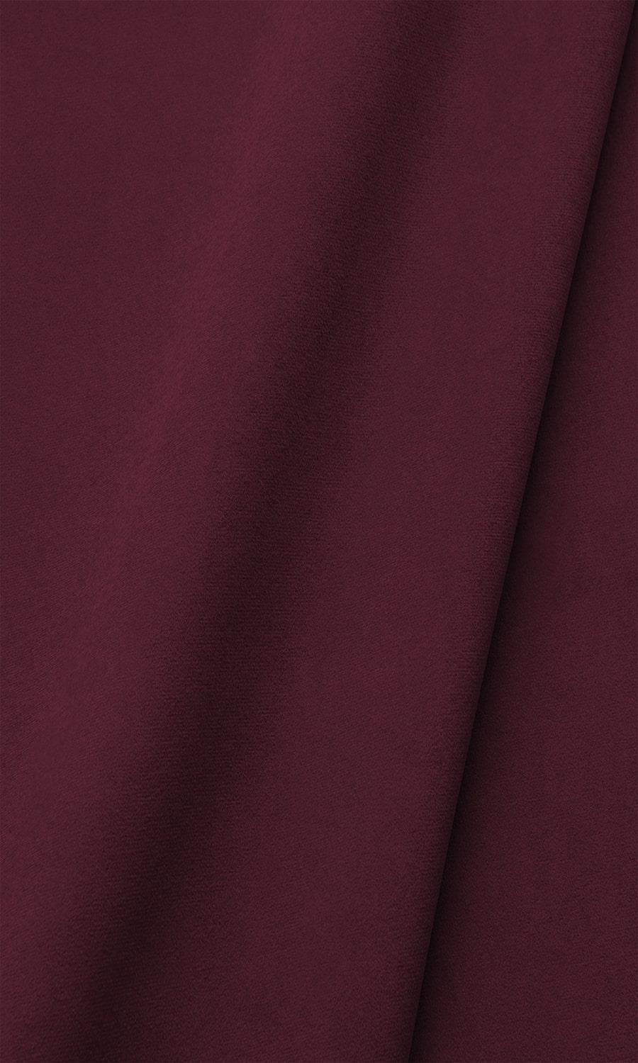 Velvet Window Treatments Fabric By the Metre (Burgundy Red)