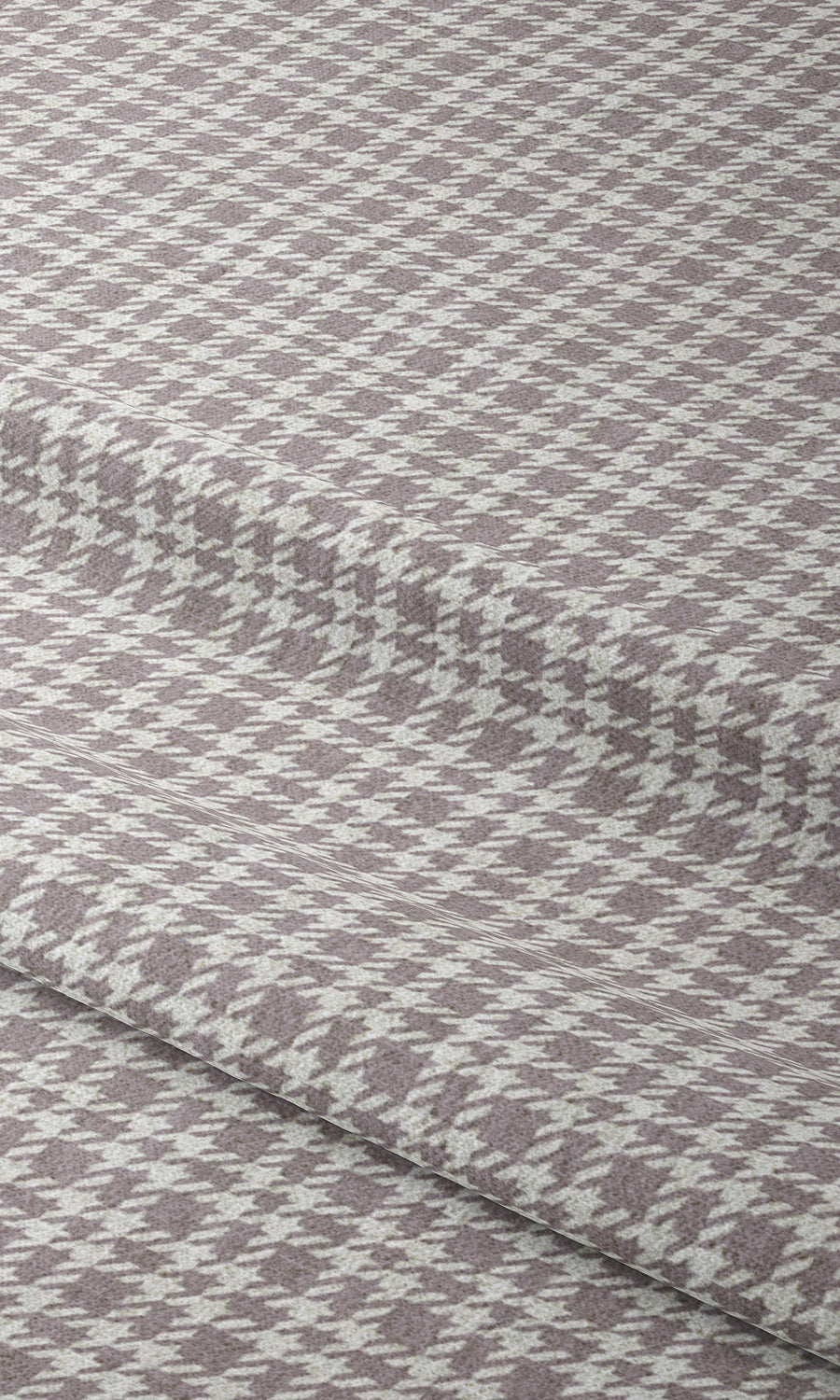 Modern Check Patterned Home Textile Fabric Material Sample (Mauve)