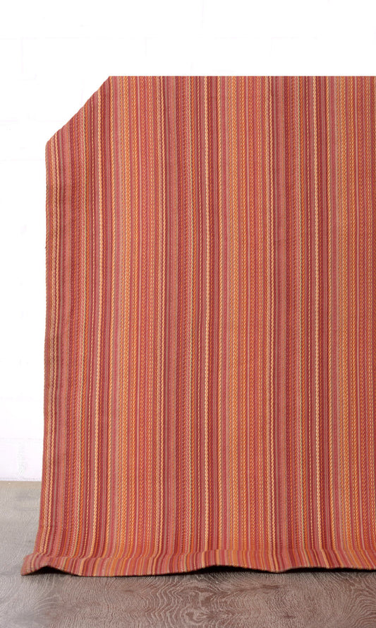 Red Custom Cotton Curtains Image