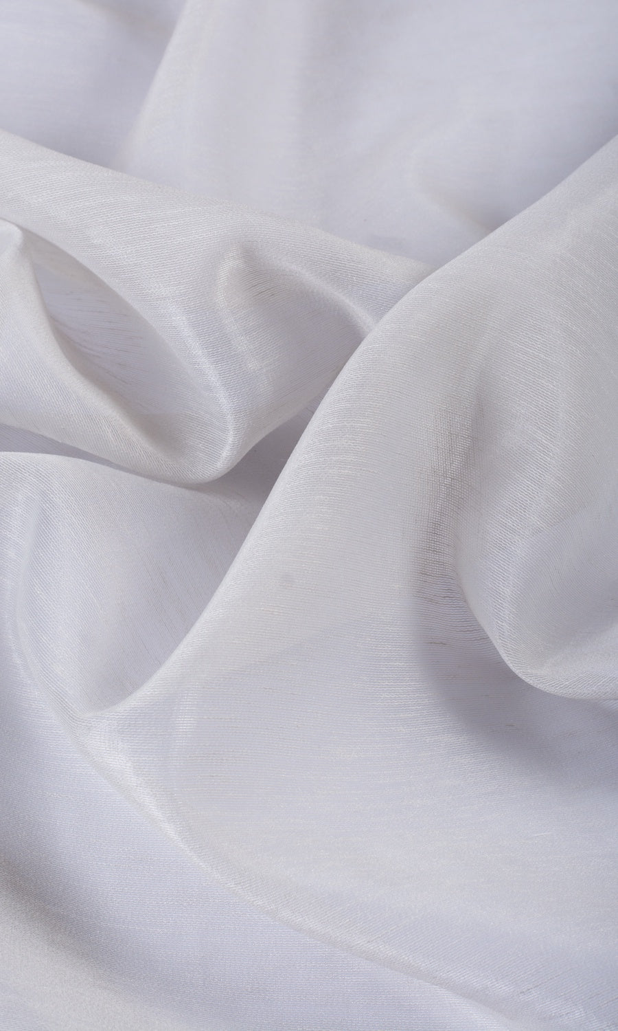 Plain Sheer Fabric Material By the Metre (Light Grey)