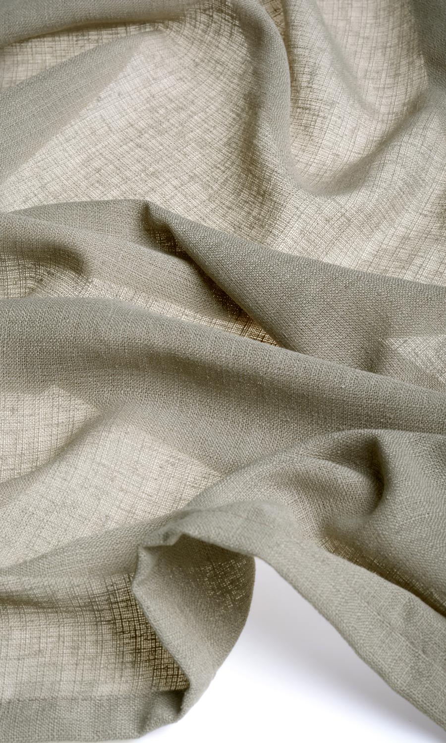 Sheer Home Textile Fabric Material By the Metre (Taupe Grey)