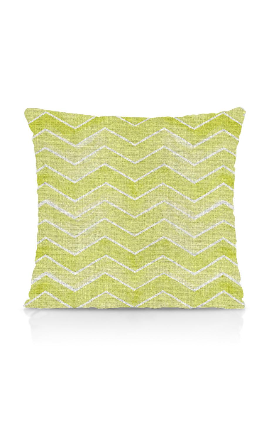 Chevron Print Home Textile Fabric Material Sample (Eggshell White/ Pear Green)