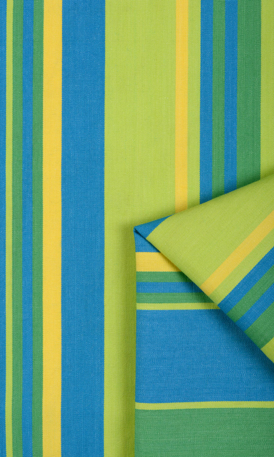 Cotton Window Treatments Fabric Sample (Blue/ Green)