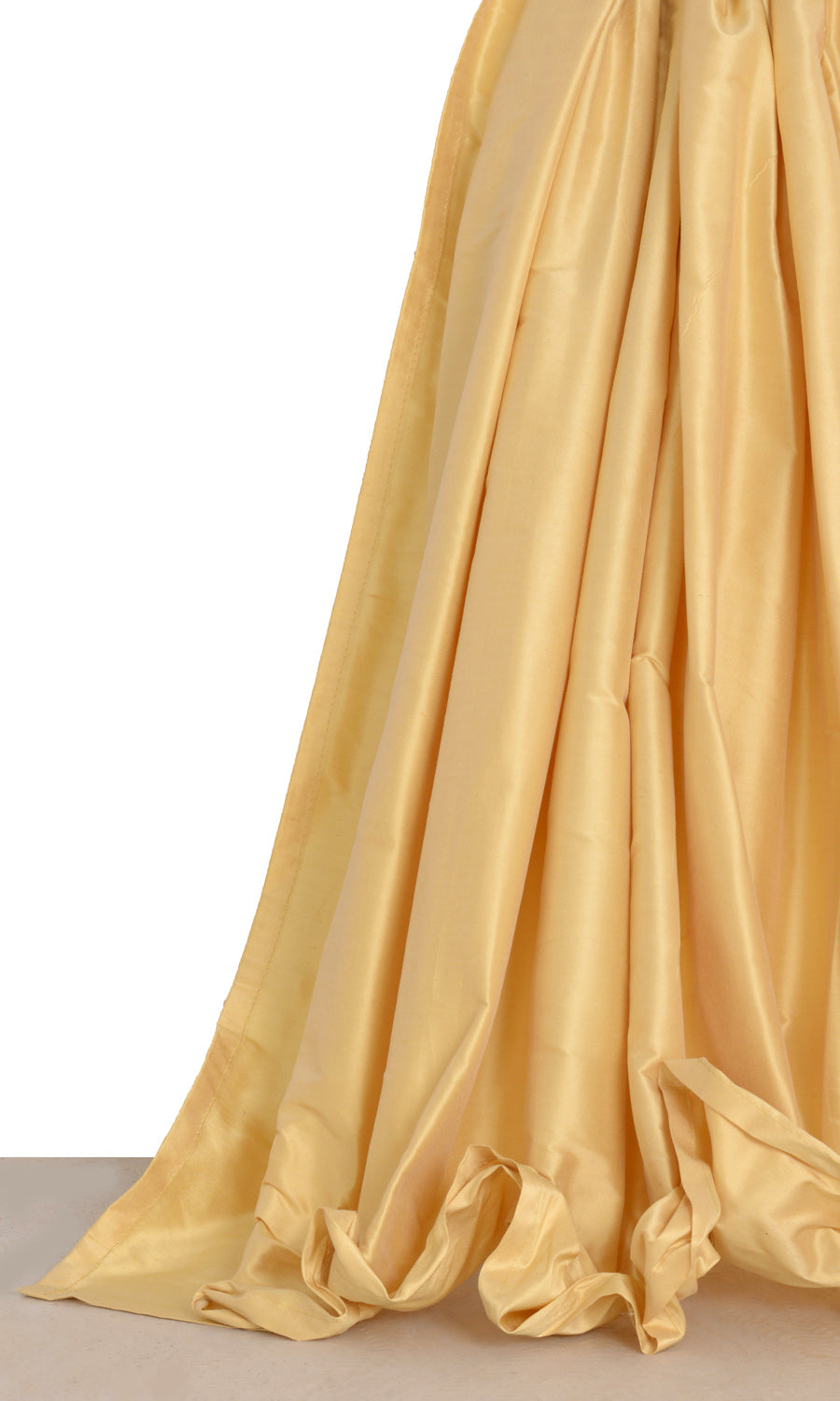 Shantung Silk Window Treatments Fabric By the Metre (Wheat Beige)