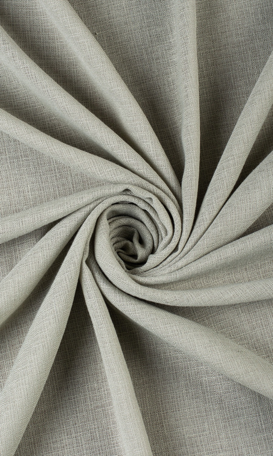 Textured Sheer Fabric Material By the Metre (Grey-Green)