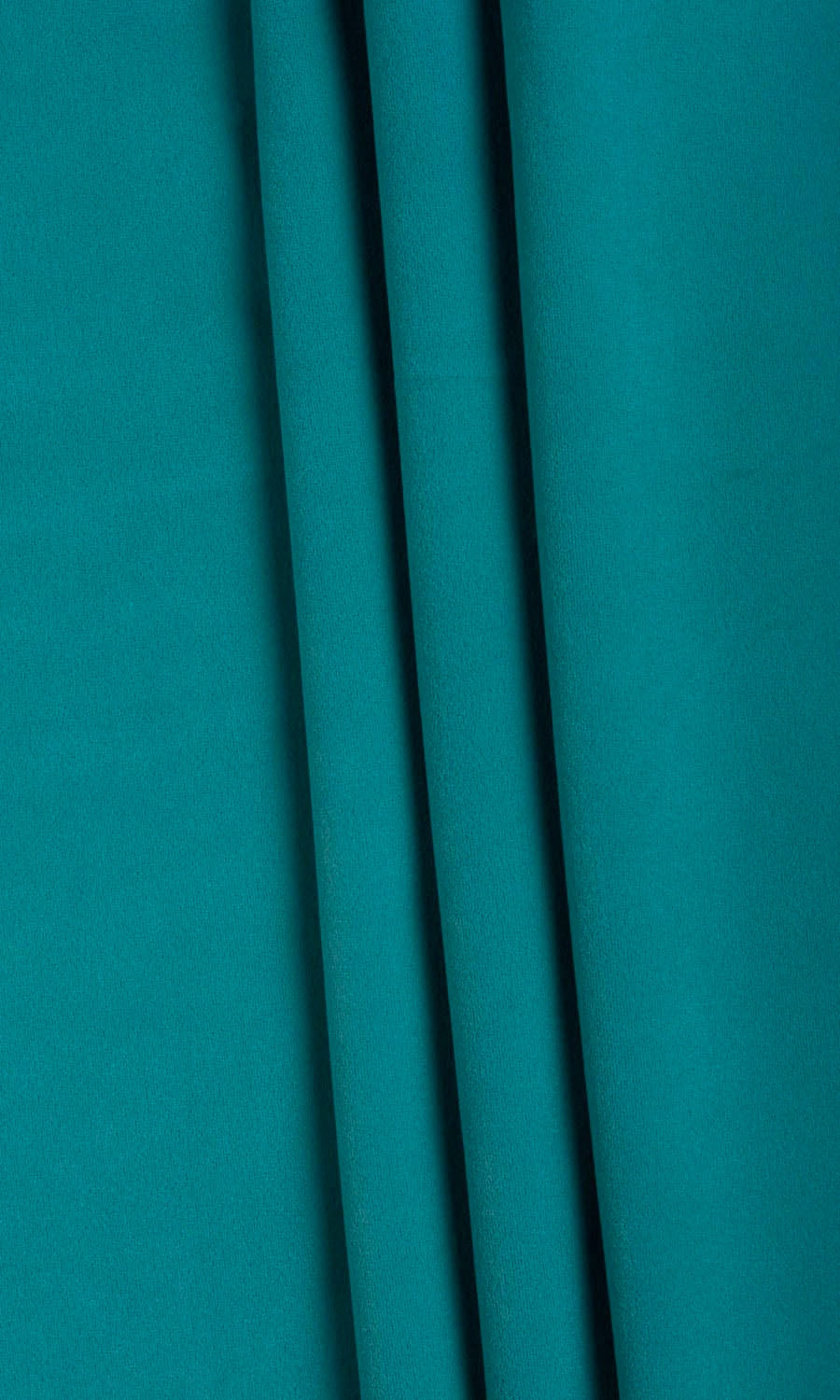 Velvet Fabric Material By the Metre (Cerulean Blue)