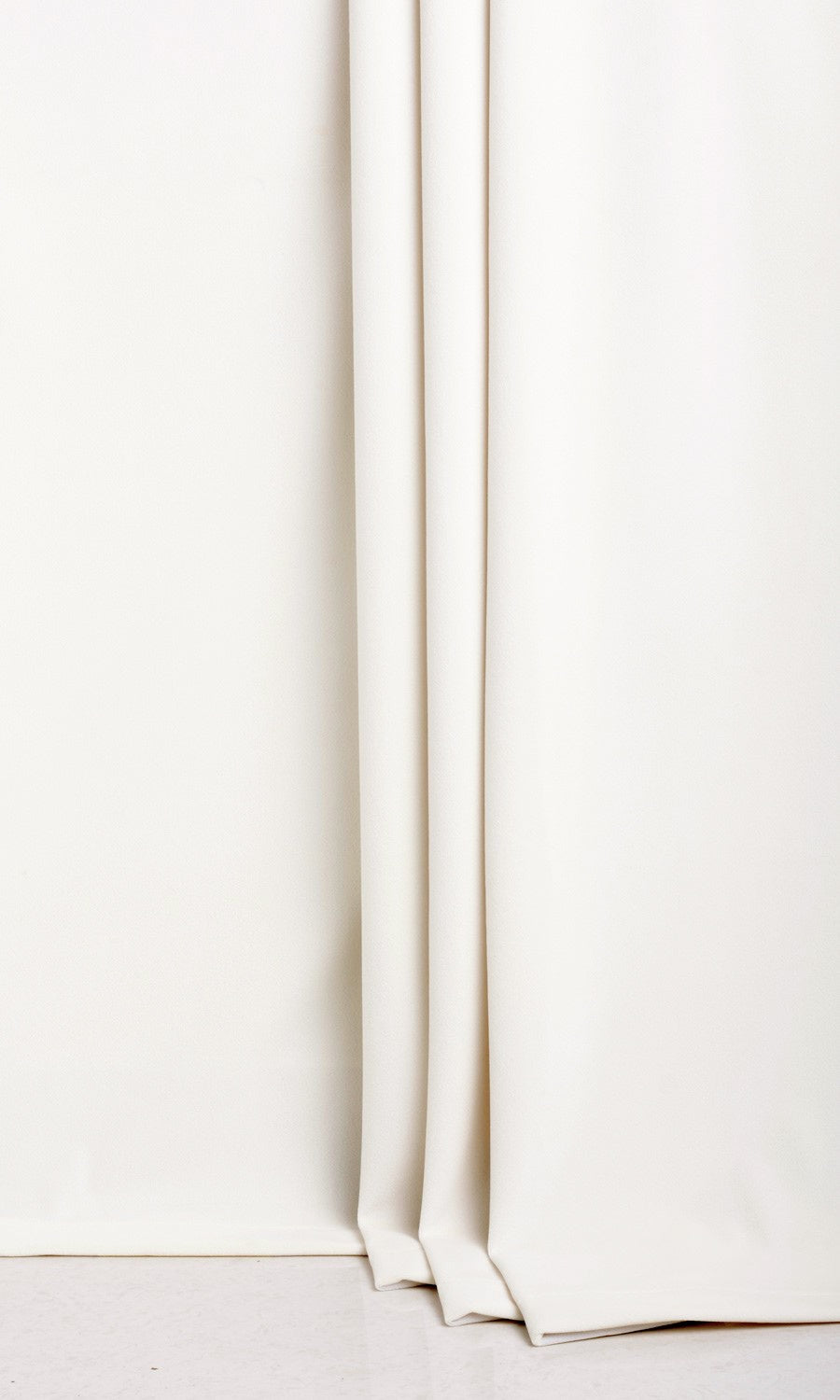 Velvet Fabric Material By the Metre (White)