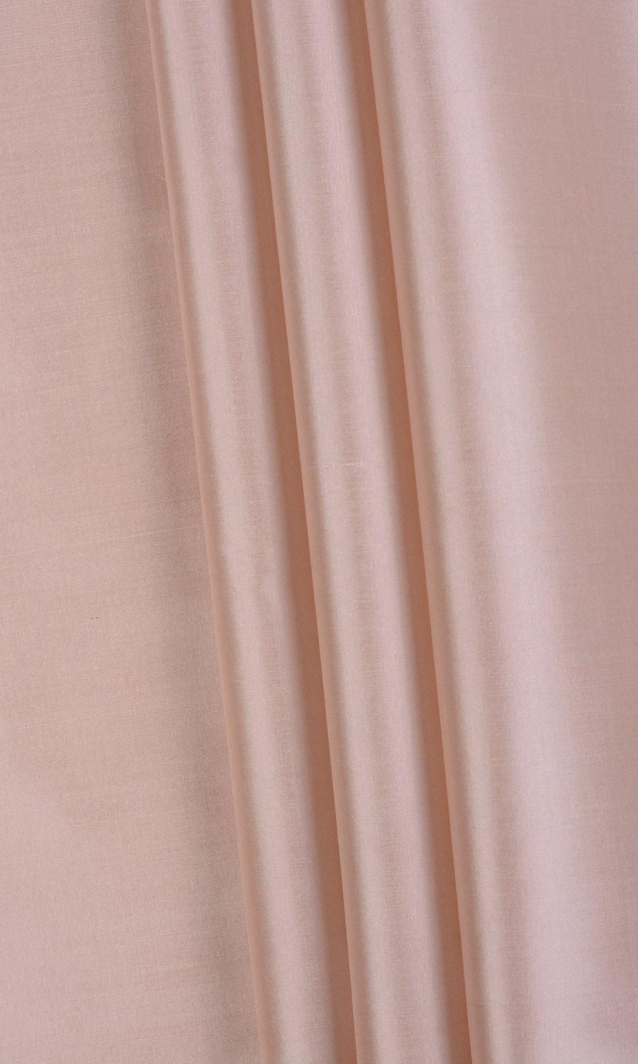 Shantung Silk Fabric By the Metre for Curtains & Drapes (Blush Pink/ Peach)