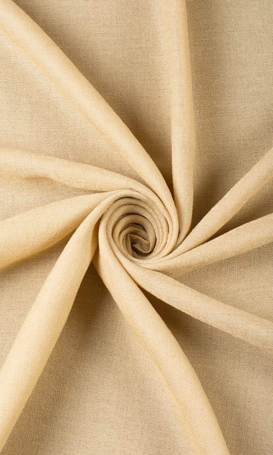 Sheer Home Textile Fabric Material By the Metre (Macaroon Beige/ Warm Yellow)