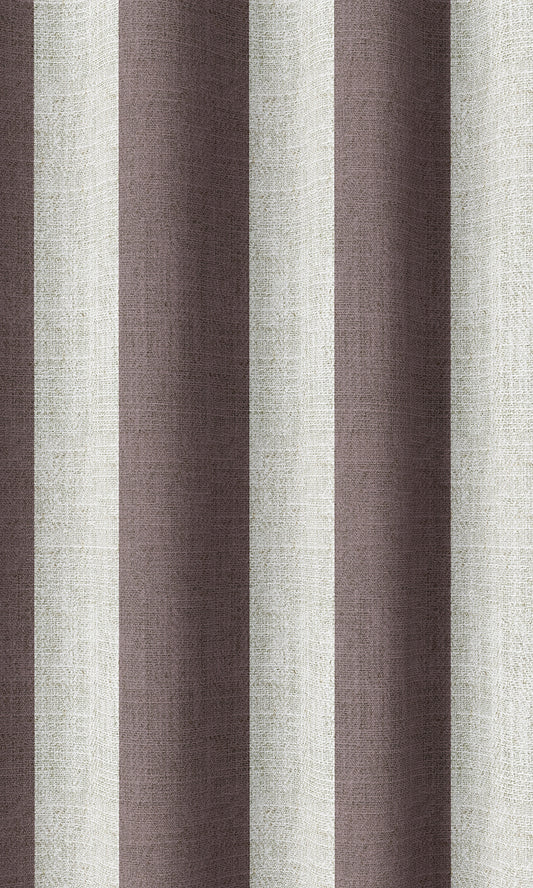 Striped Home Décor Fabric Sample (Plum Purple)