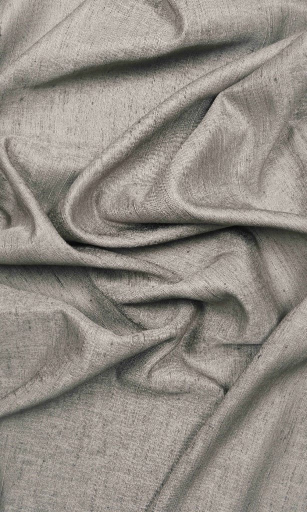 Silk Blend Window Treatments Fabric Sample (Taupe Grey)