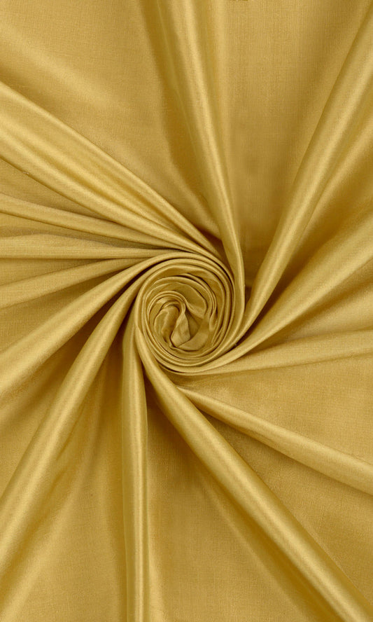 Shantung Silk Drapes (Ochre/ Mustard Yellow)