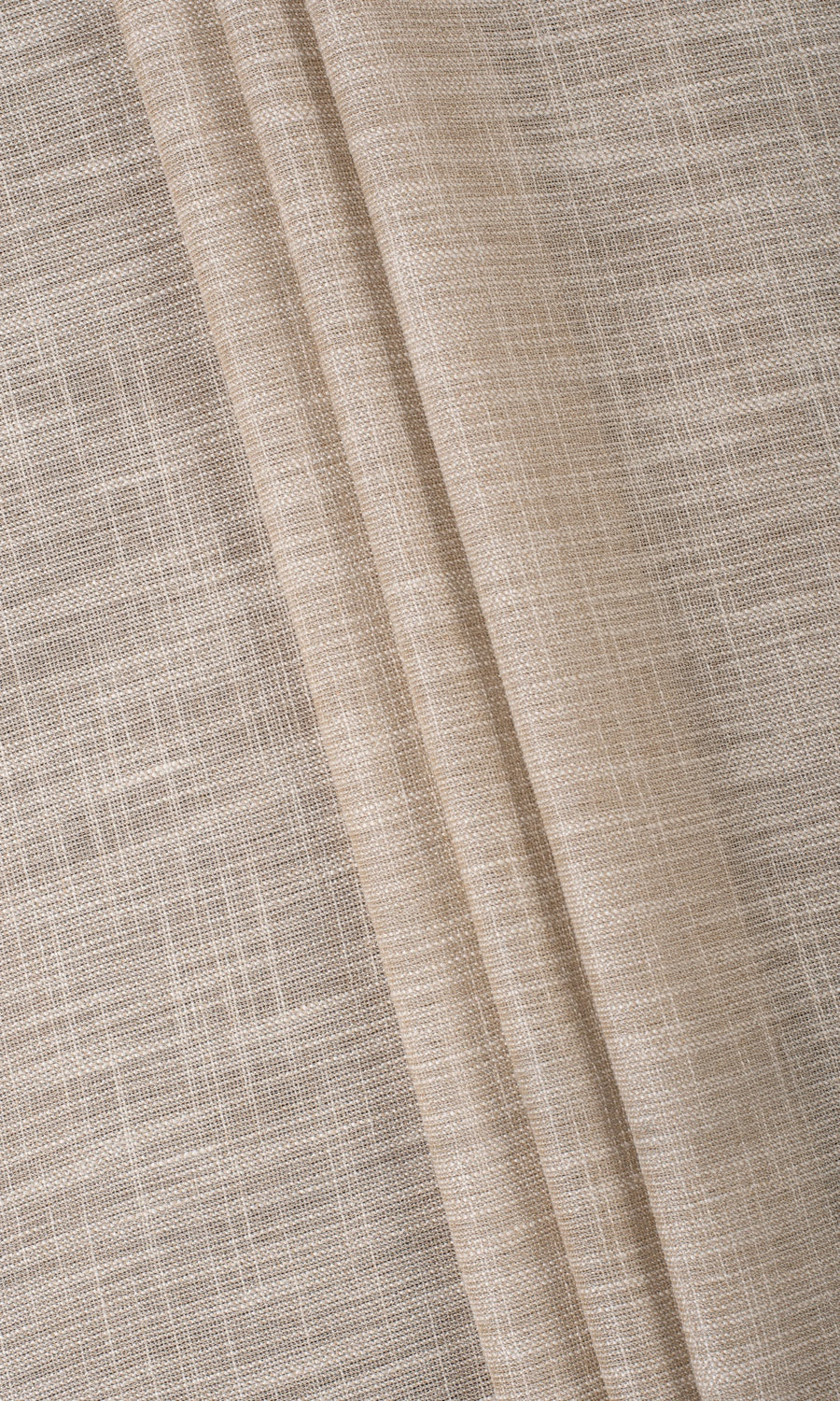 Textured Sheer Home Textile Fabric Material By the Metre (Biscotti Beige)