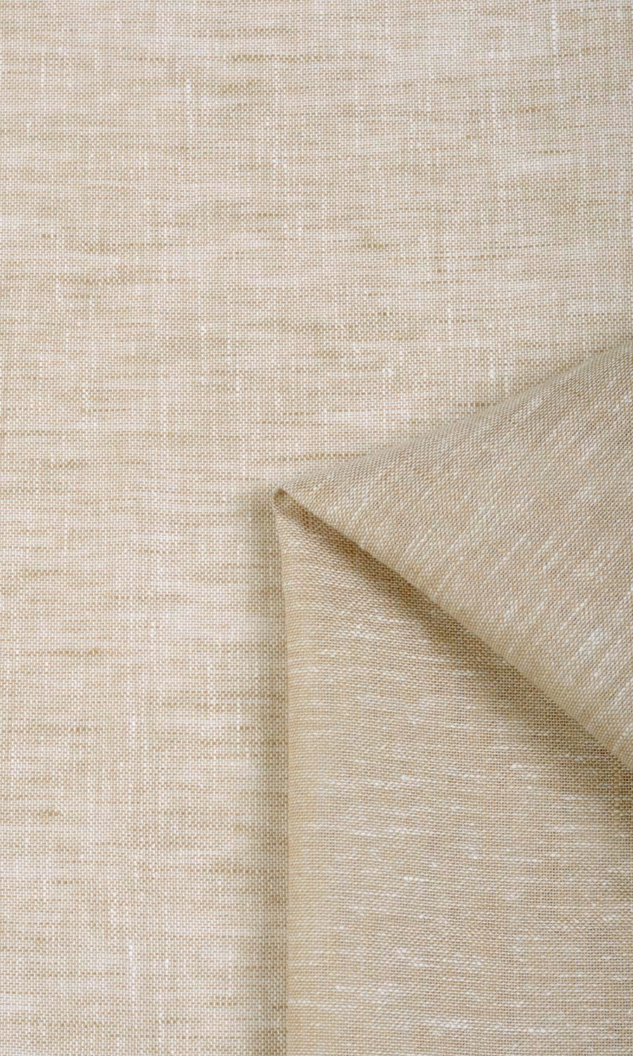 Sheer Linen Home Décor Fabric Sample (Beige)
