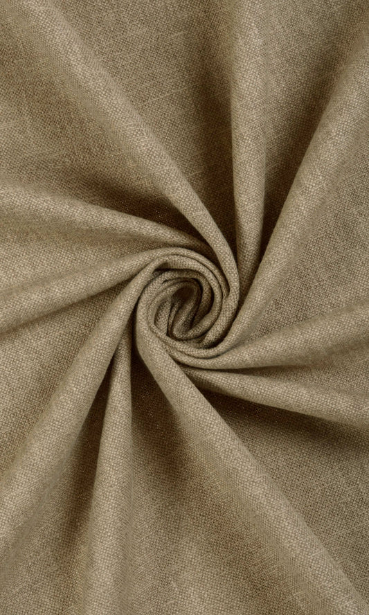 Poly-Linen Curtains (Brown)