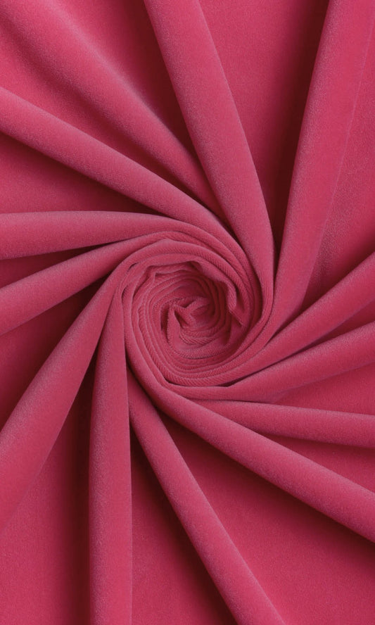 Dark Pink Fabric In Velvet Collection