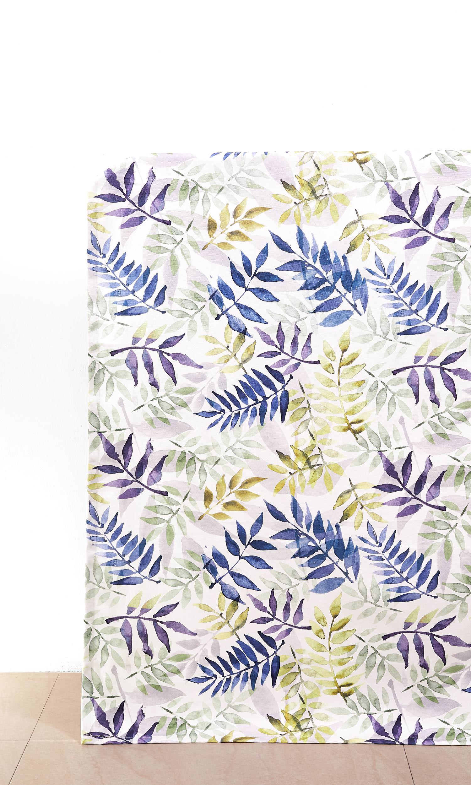 Floral Home Décor Fabric By the Metre (Purple/ Blue/ Green/ Gray)