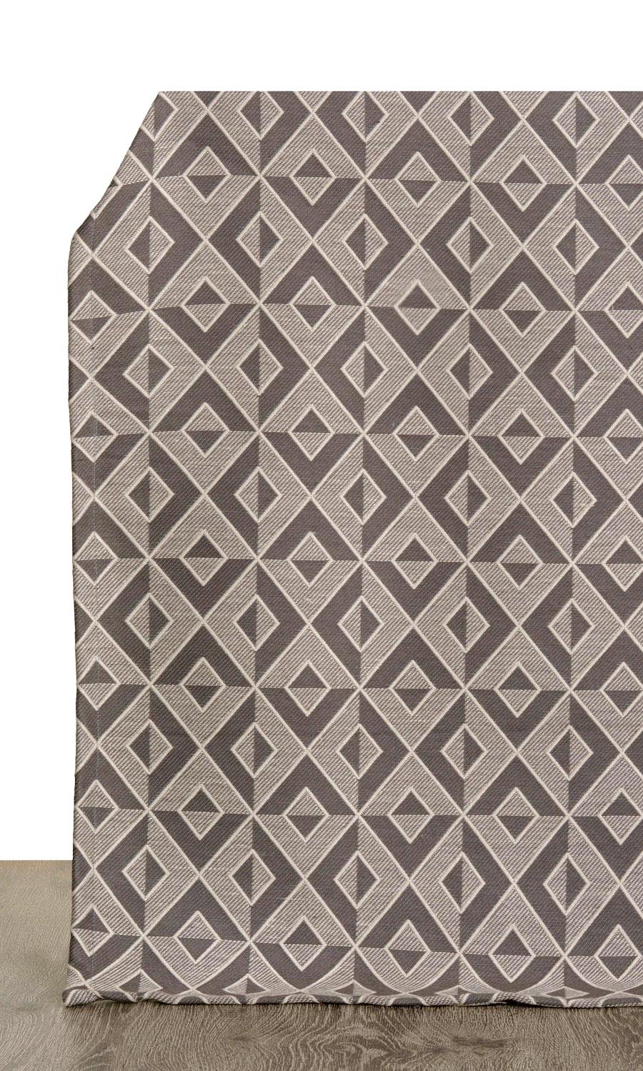 Geometric Home Décor Fabric By the Metre (Charcoal Grey)