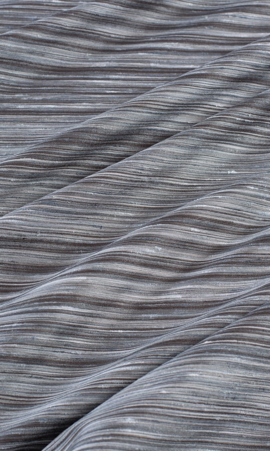 Textured Fabric Sample for Curtains & Drapes (Grey/ Black)