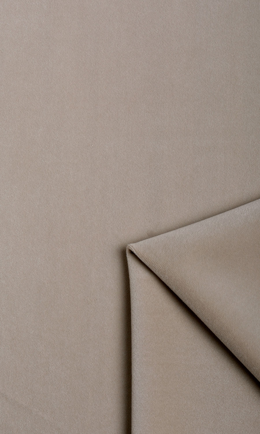 Velvet Window Treatments Fabric By the Metre (Taupe)