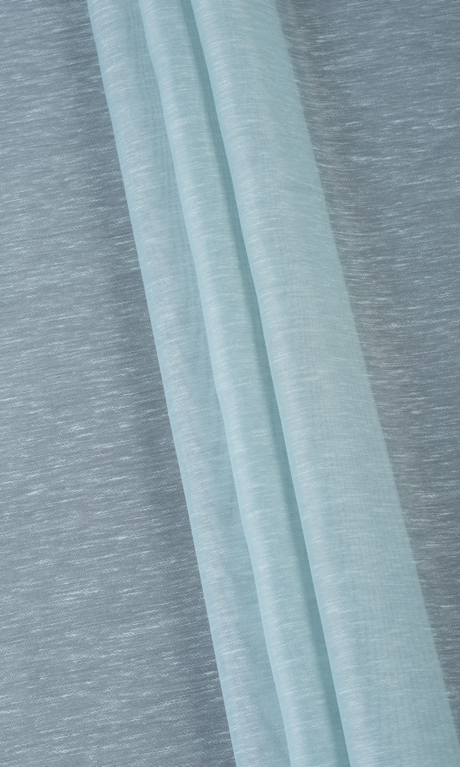 Textured Sheer/ Voile Home Textile Fabric Material By the Metre (Light Blue)