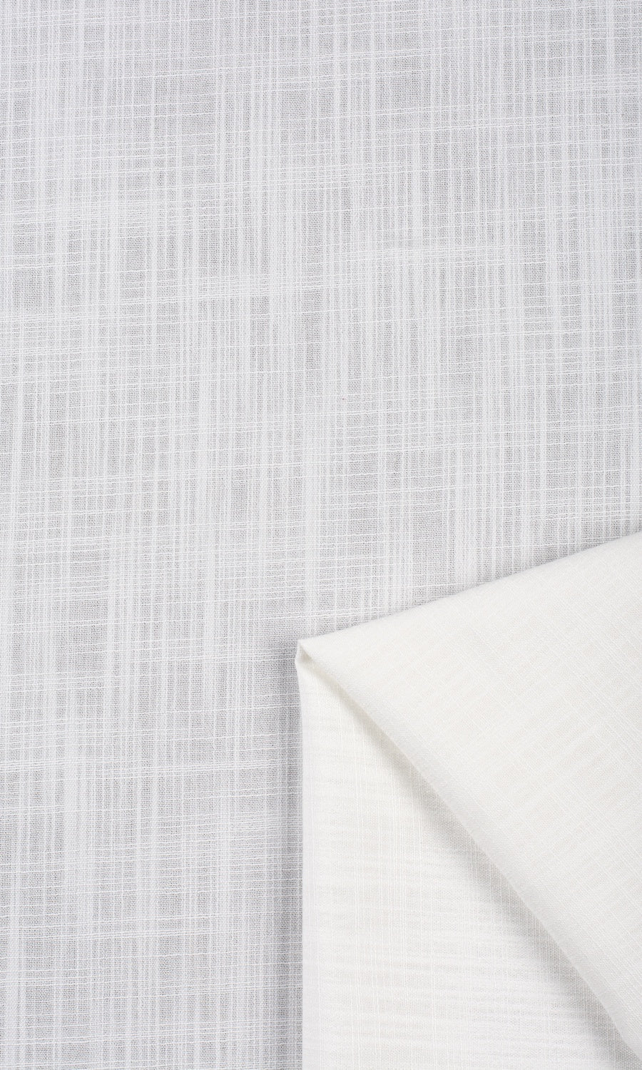 Semi-Sheer Free Fabric Material Sample (White)