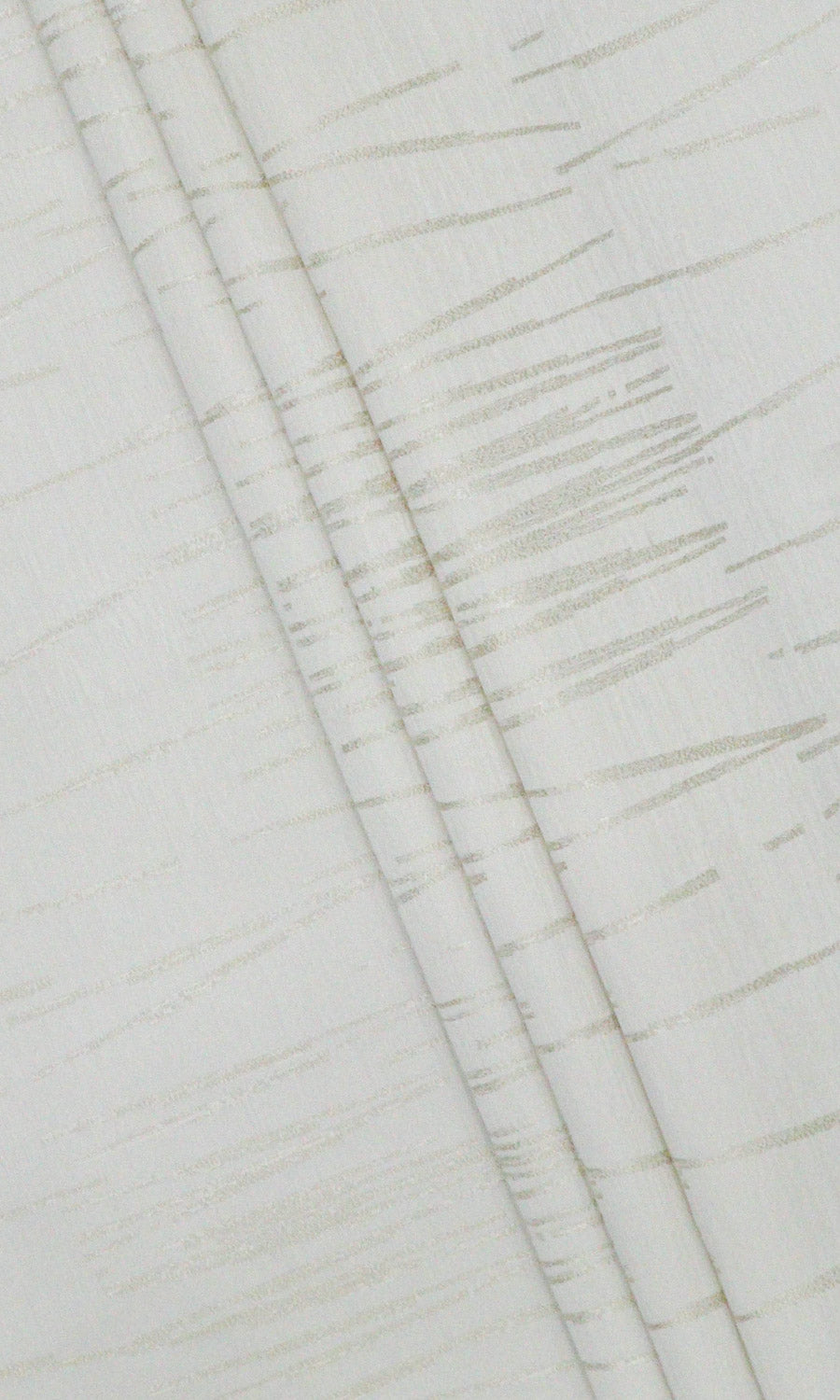 Abstract Print Home Décor Fabric Sample (White/ Ivory)