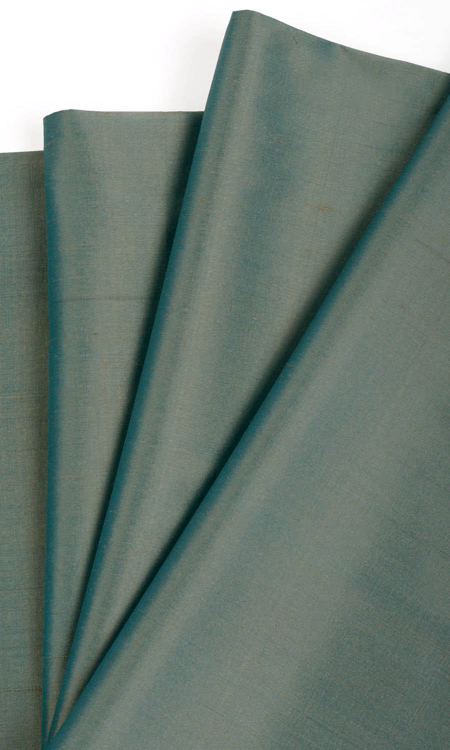 Shantung Silk Fabric Material By the Metre (Turquoise Blue)